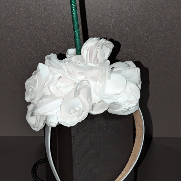 New whip cream with straw coffee headpiece clip costume Halloween - Picture 3 of 4